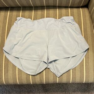 Lululemon shorts sz 12 light blue
